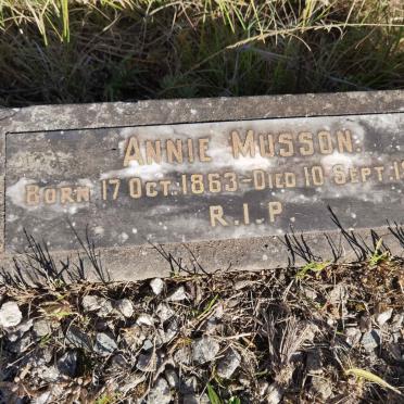 MUSSON Annie 1863-1937