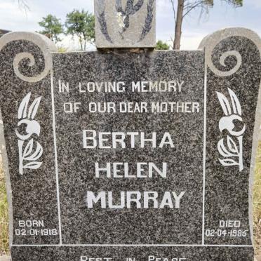 MURRAY Bertha Helen 1918-1985