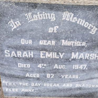 MARSH Sarah Emily -1947