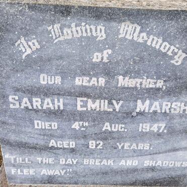 MARSH Sarah Emily -1947