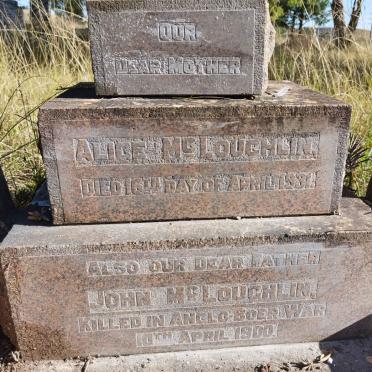 McLOUGHLIN John -1900 &amp;  Alice -1931
