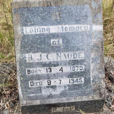NAUDE B.J.C. 1873-1945