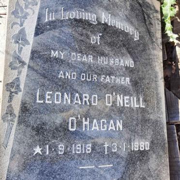 O'HAGAN Leonard O'Neill 1918-1980