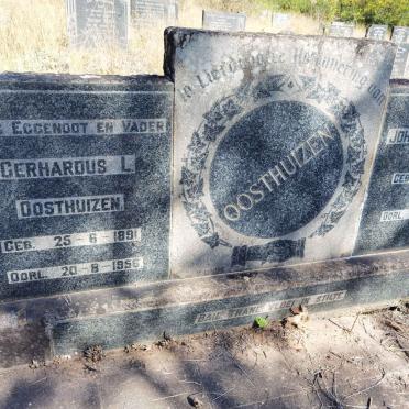 OOSTHUIZEN Gerhardus L. 1891-1956 &amp; Johanna Cathrina 1898-1973 