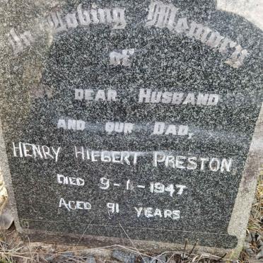 PRESTON Henry Herbert -1947