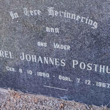POSTHUMUS Carel Johannes 1890-1967
