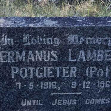 POTGIETER Hermanus Lambertus 1916-1967