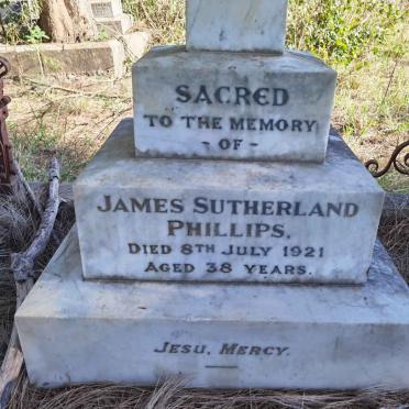 PHILLIPS James Sutherland -1921