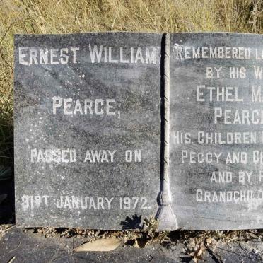 PEARCE Ernest William -1972