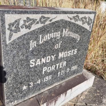 PORTER Sandy Moses 1911-1981