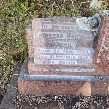 QUAIL Ebenezer Marshall 1868-1940