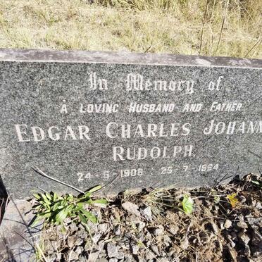 RUDOLPH Edgar Charles Johann 1906-1964
