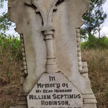 ROBINSON William Septimus -1931