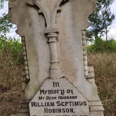 ROBINSON William Septimus -1931