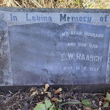 RAASCH E.W. -1952