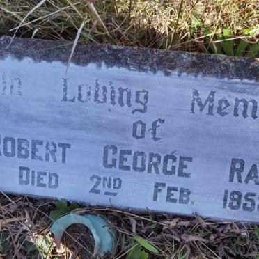 RAYNE Robert George -1955