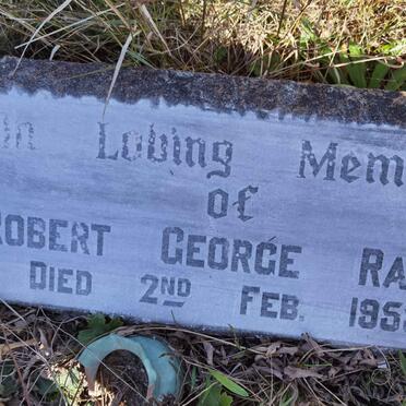 RAYNE Robert George -1955