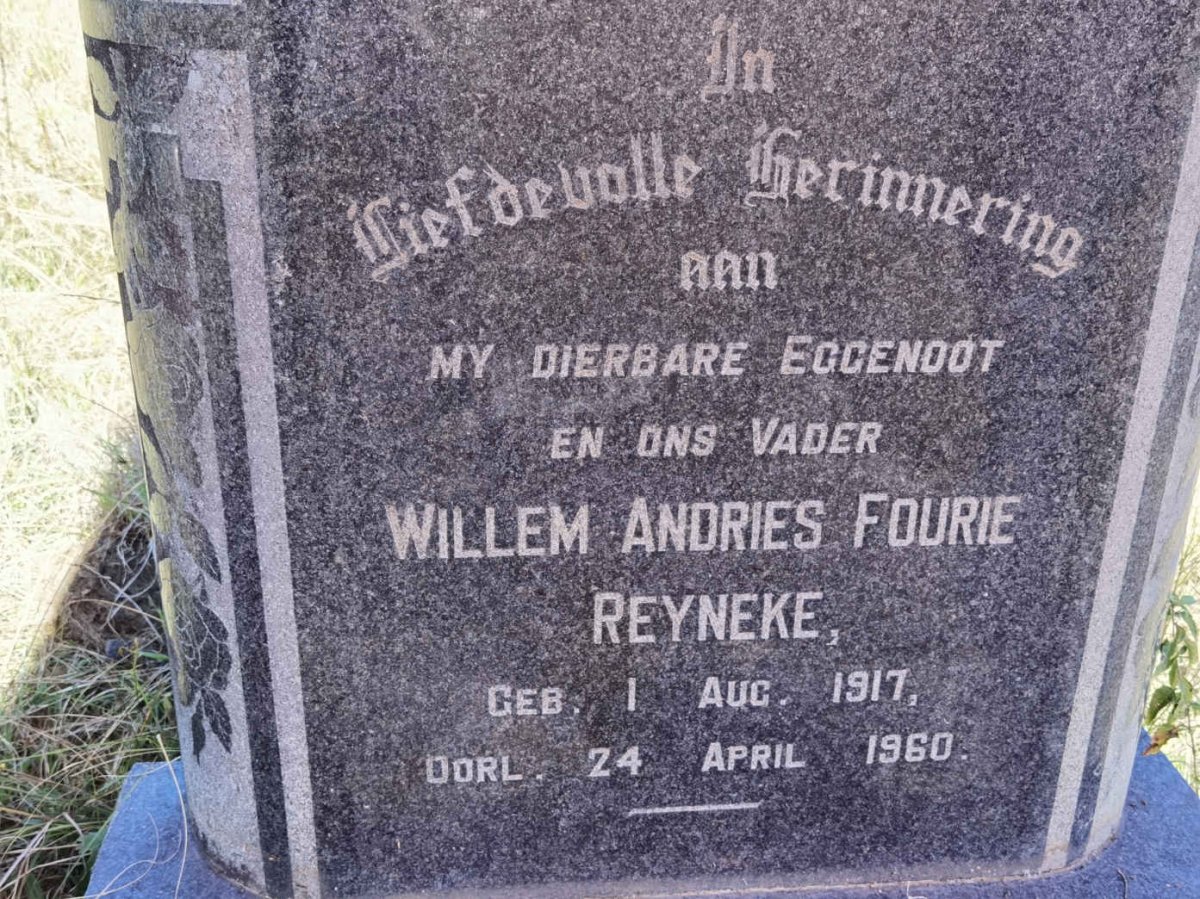 REYNEKE Willem Andries Fourie 1917-1960