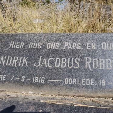 ROBBERTSE Hendrik Jacobus 1916-1974