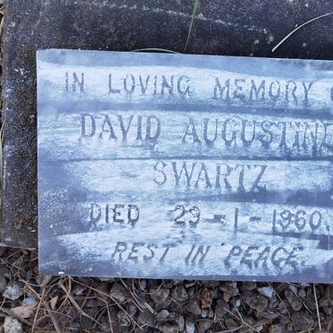SWARTZ David Augustine -1960