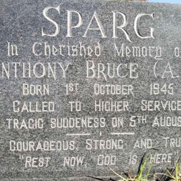 SPARG Anthony Bruce 1945-1964
