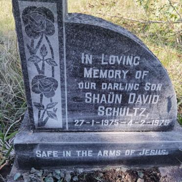 SCHULTZ Shaun David 1975-1975