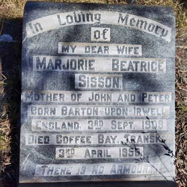 SISSON Marjorie Beatrice 1909-1956