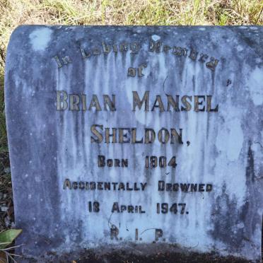 SHELDON Brian Mansel 1904-1947