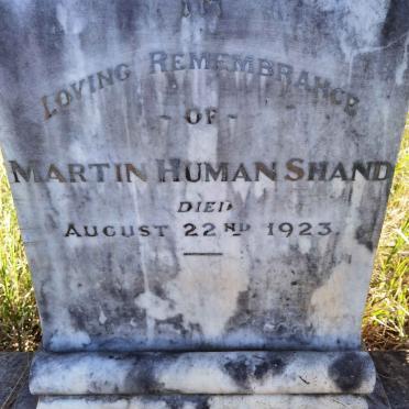 SHAND Martin Human -1923