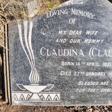 SCHWAN Claudina 1921-1953