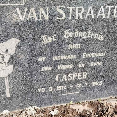 STRAATEN Casper, van 1912-1965