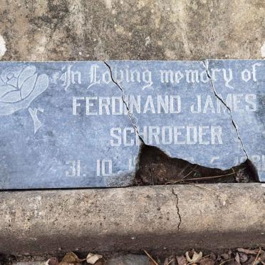 SCHROEDER Ferdinand James 1???-1??1