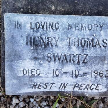 SWARTZ Henry Thomas -1963