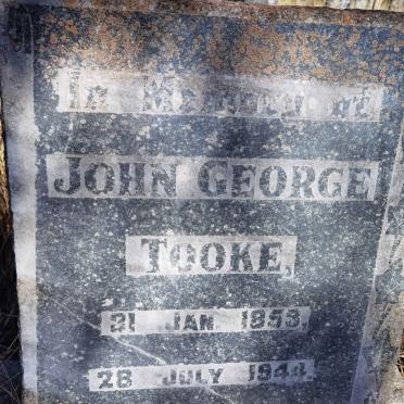 TOOKE John George 1859-1944