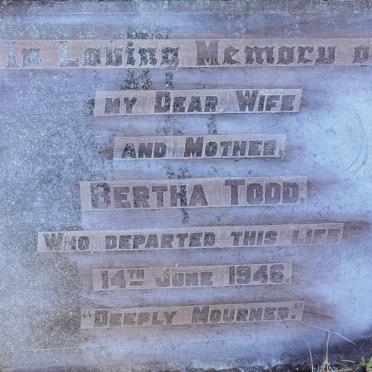 TODD Bertha -1946