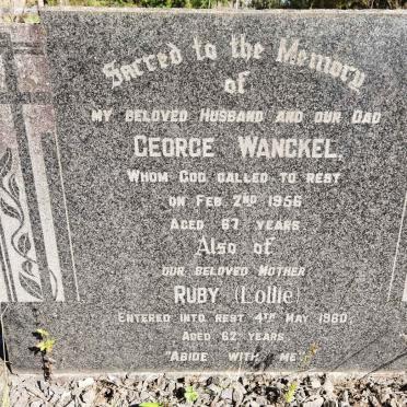 WANCKEL George -1956 &amp; Ruby -1960