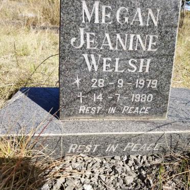 WELSH Megan Jeanine 1979-1980
