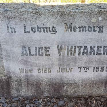 WHITAKER Alice -1959