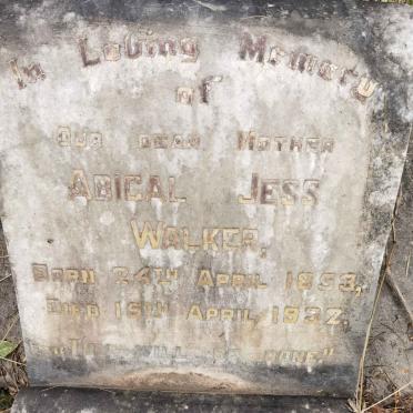 WALKER Abigal Jess 1853-1932