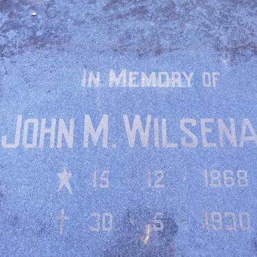 WILSENACH John M. 1868-1930
