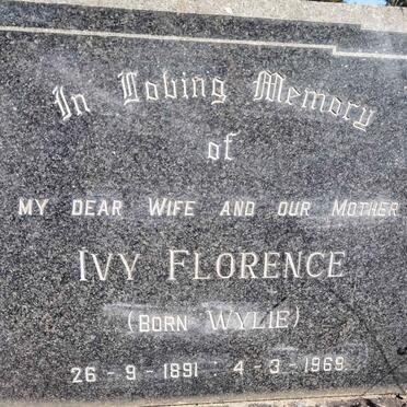 WEYER Ivy Florence nee WYLIE 1891-1969