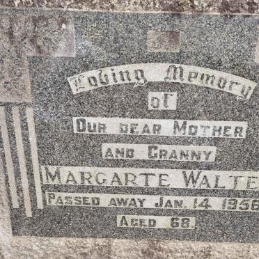 WALTER Margarte -1956