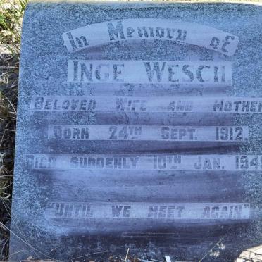 WESCH Inge 1912-1948