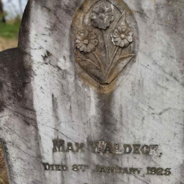 WALDECK Max -1925