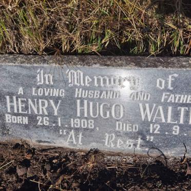 WALTER Henry Hugo 1908-1961