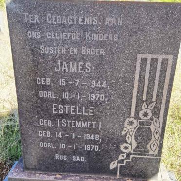 WRIGHT James 1944-1970 :: WRIGHT Estelle nee STEMMET 1948-1970