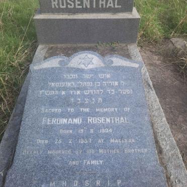 ROSENTHAL Ferdinand 1904-1957