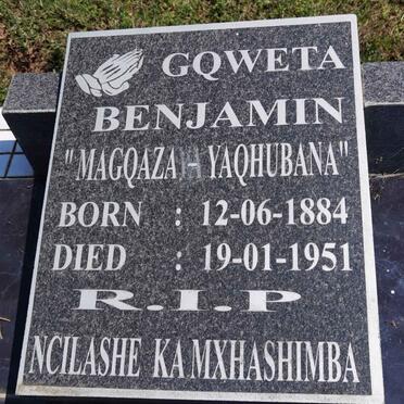 GQWETA Benjamin 1884-1951