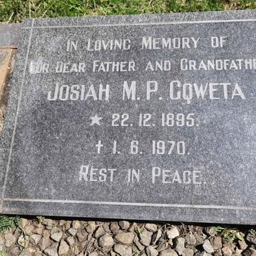 GQWETA Josiah M.P. 1895-1970