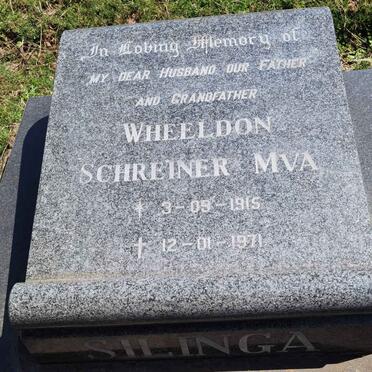 SILINGA Wheeldon Schreiner Mva 1915-1971